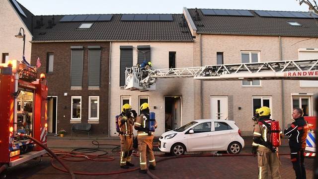 brand in een woning aan de Ketelkade in Goes