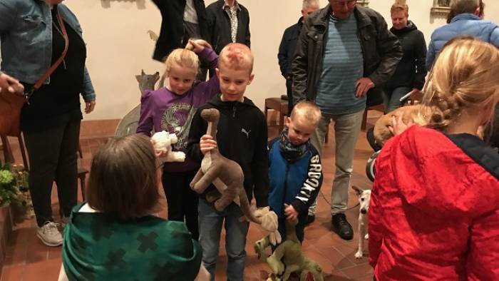 knuffels en dieren worden 5 oktober gezegend in Ovezande