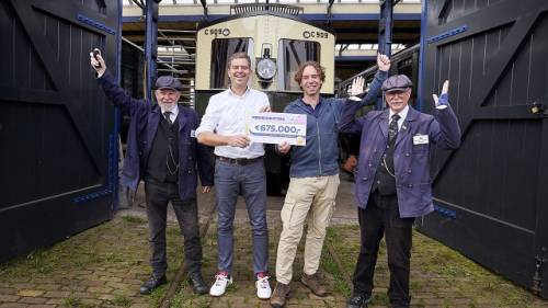 blijde gezichten bij Stoomtrein Goes-Borsele