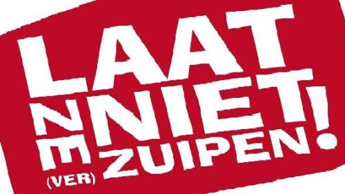 Doe elkaar een lol, deel onder de 18 geen alcohol!