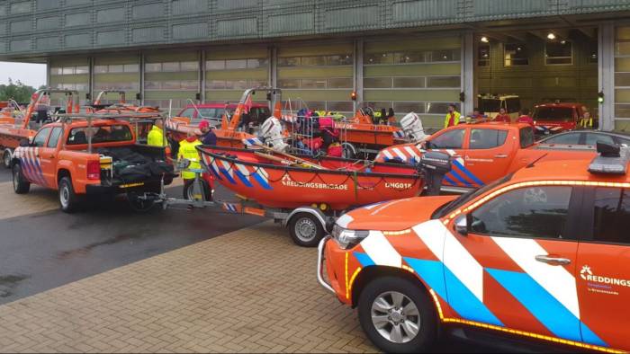 Zeeuwse redders aan de slag in ondergelopen Limburg