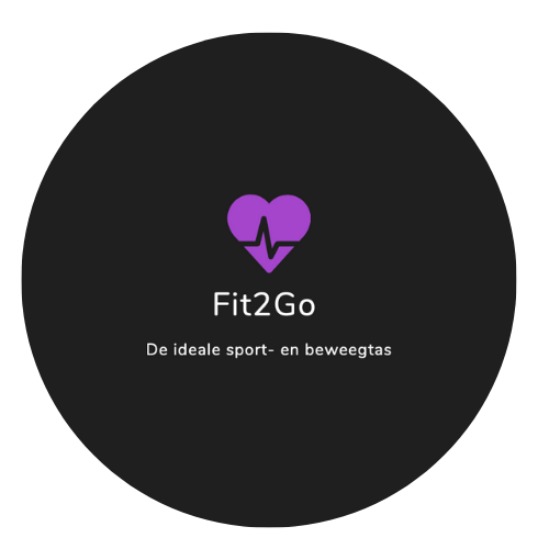 Fit2Go logo rond transparant