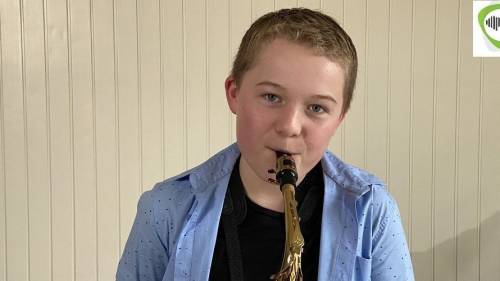 Aanmoedigingsprijs voor saxofoontalent Ruben (12) uit Kapelle