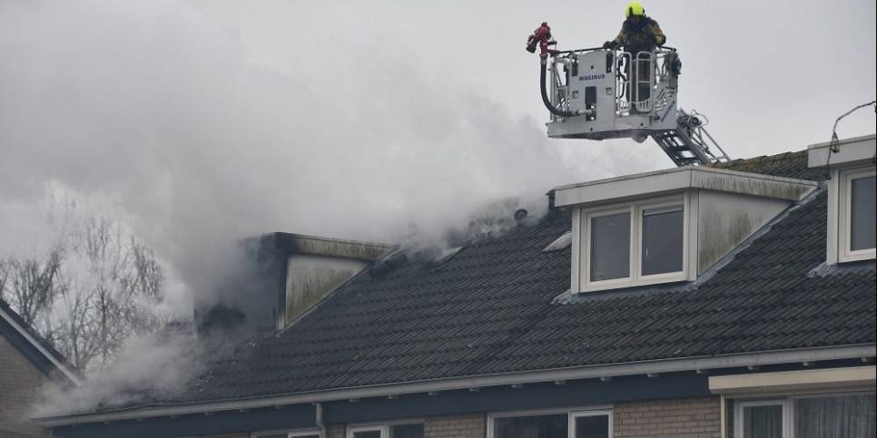 Uitslaande woningbrand Goes