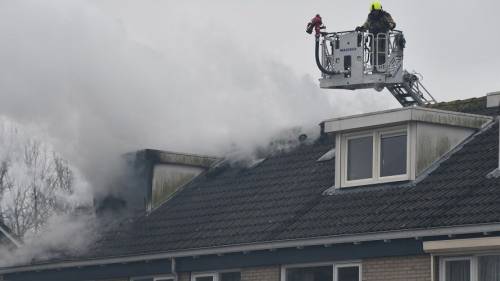 Uitslaande woningbrand Goes