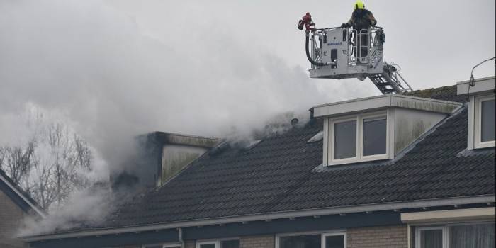 Uitslaande woningbrand Goes