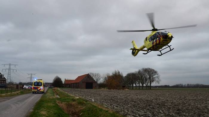 Traumahelikopter ingezet voor kindje in Borssele