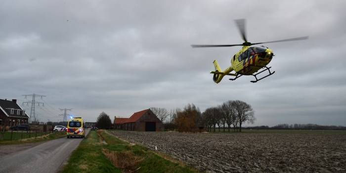 Traumahelikopter ingezet voor kindje in Borssele