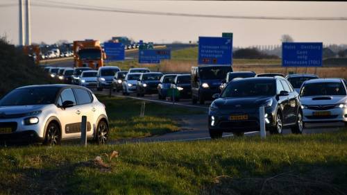 Gewonden bij aanrijding op A256 bij Goes