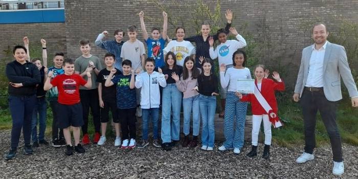 Groep 8 Prof. Dr. Kohnstammschool wint schoolreisje naar Floriade met groene tekenopdracht