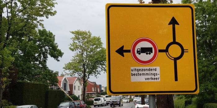 Verbod vrachtwagens Buys Ballotstraat Goes nu definitief