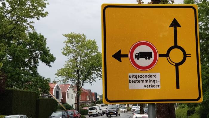 Verbod vrachtwagens Buys Ballotstraat Goes nu definitief