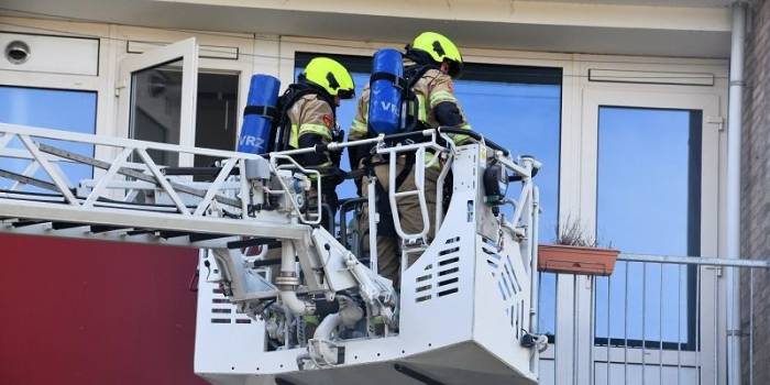 Grote brand flat Valckeslotlaan Goes