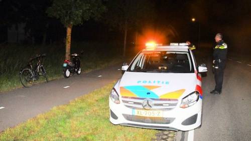 Scooterbestuurder gewond na botsing met fietser Kruiningen