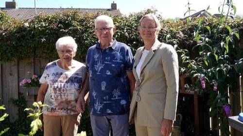 Betsy en Kees Schout 65 jaar getrouwd