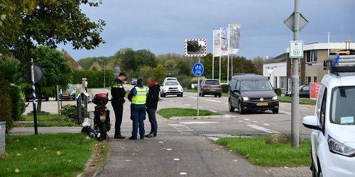 Scooterrijder gewond bij botsing met auto