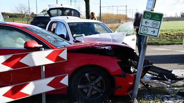 ongeluk op de kruising Stationsweg-Capelleweg