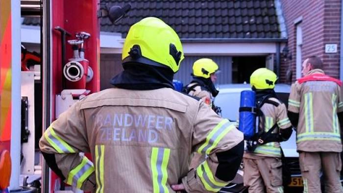 Brand in verdeeldoos bij woning Krabbendijke