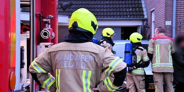 Brand in verdeeldoos bij woning Krabbendijke