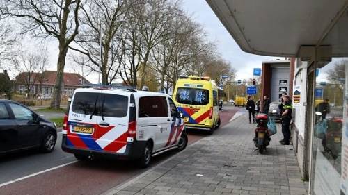 Scooterbestuurster gewond bij ongeval Westwal Goes