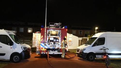 Flinke rookontwikkeling bij schuurbrand in Goes