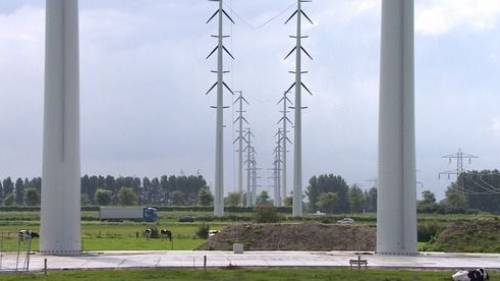 Vertraging hoogspanningsmasten bij Kapelle loopt verder op