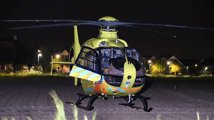 traumahelikopter landt in Goes