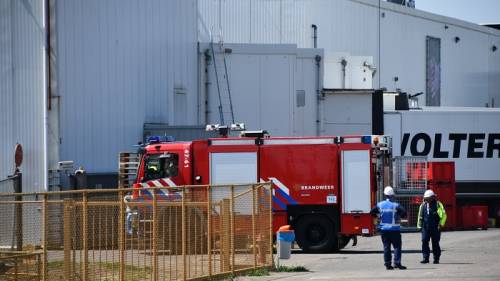 brand bij frietfabriek McCain