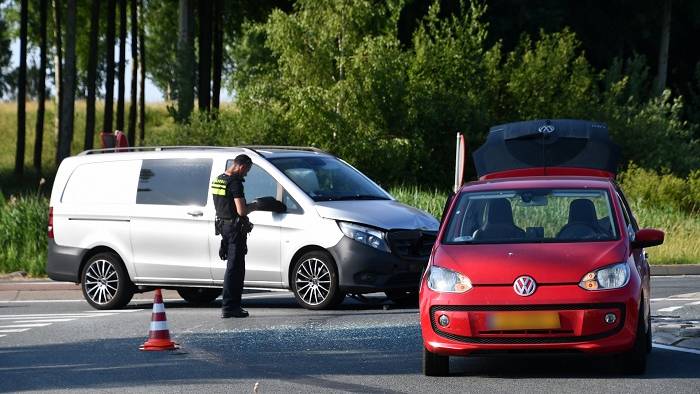 aanrijding bij de Vierwegen