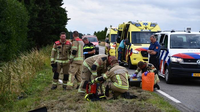 Ernstig ongeval op de Wemeldingse Zandweg