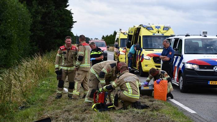 Ernstig ongeval op de Wemeldingse Zandweg