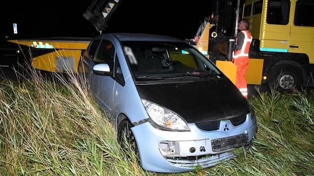 eenzijdig ongeval A58 bij Kloetinge