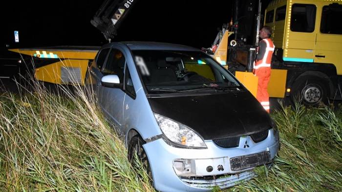 eenzijdig ongeval A58 bij Kloetinge