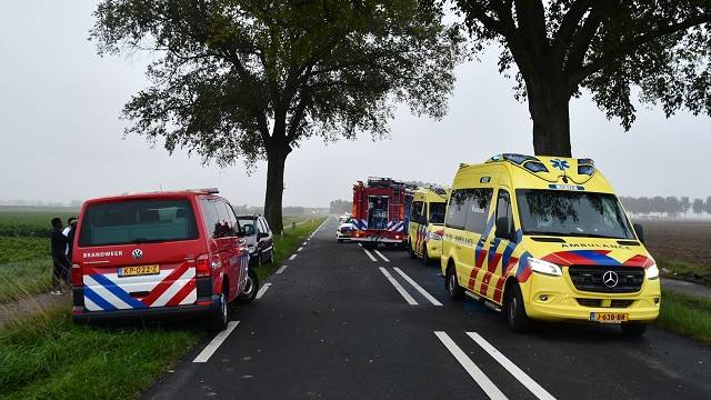 meerdere hulpdiensten ter plaatse