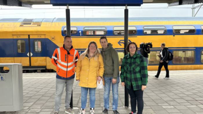 station managers en deelnemers NS Reiservaring