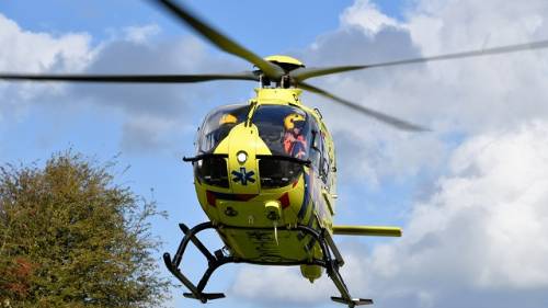 Mobiel Medisch Team met traumahelikopter