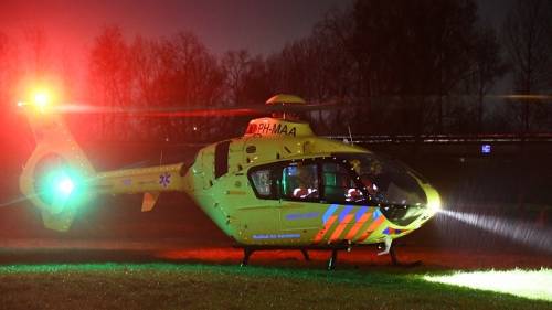 inzet traumahelikopter Goese Polder
