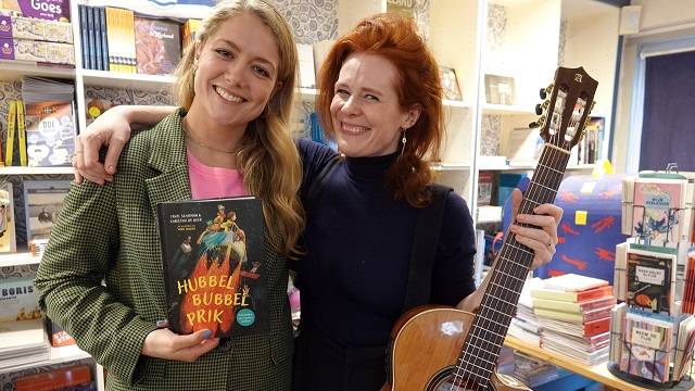Yent & De Boek met hun kinderboekendebuut 'Hubbelbubbelprik'