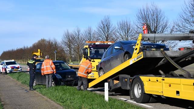 kop-staart botsing op N289