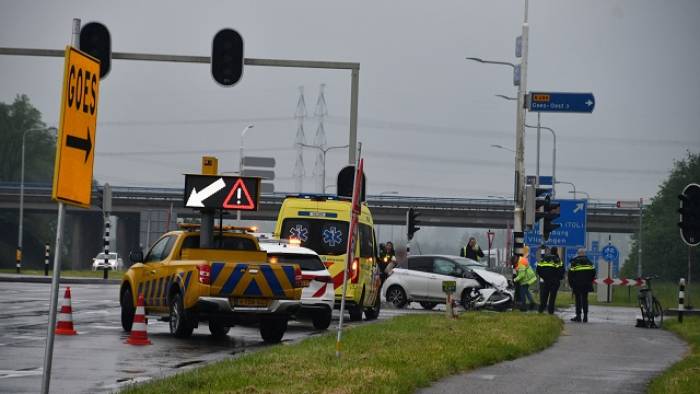 botsing bij de Vierwegen