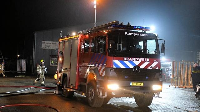 inzet brandweer in Wissenkerke