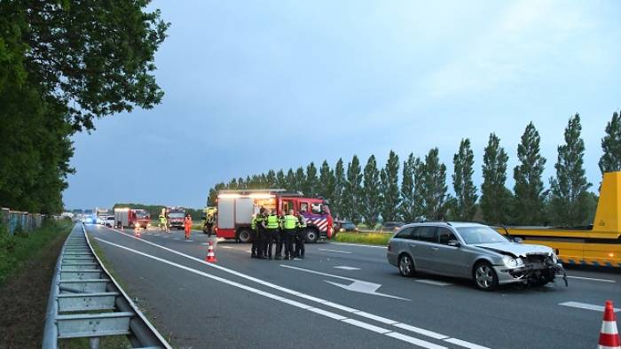 ongeluk A58 bij Goes