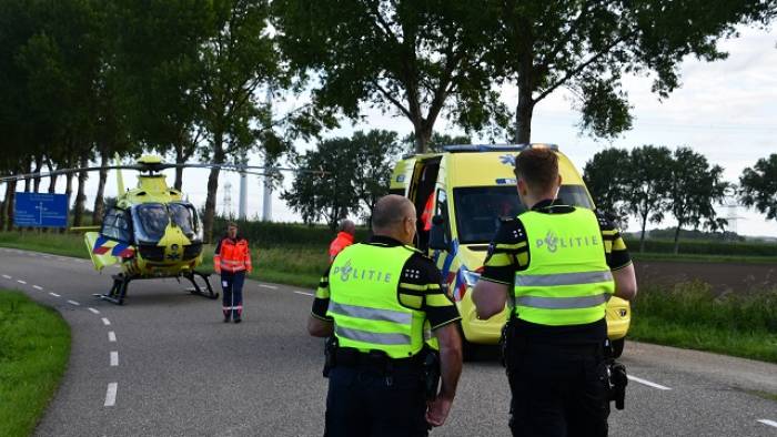 hulpdiensten op de 's-Heerenhoeksedijk