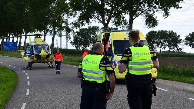 hulpdiensten op de 's-Heerenhoeksedijk