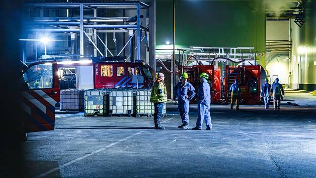 grote brand bij frietfabriek Lamb-Weston in Kruiningen