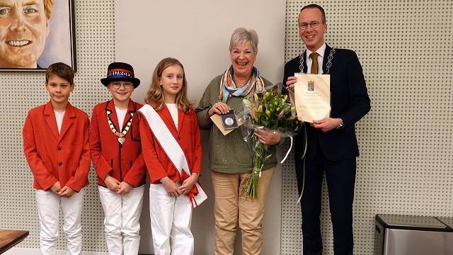 Gien Quaak-Hopmans geëerd met Naereboutpenning