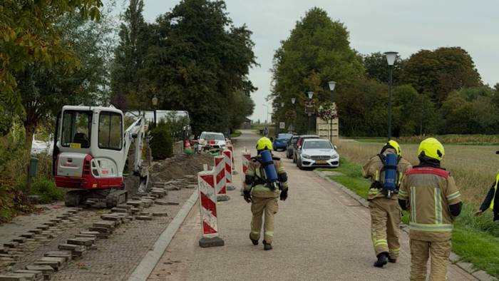 Gaslek tijdens werkzaamheden in Geersdijk