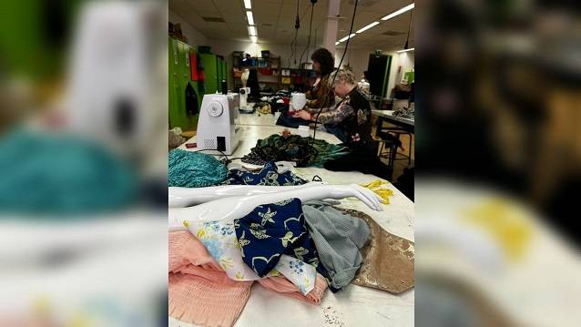 leerlingen Scalda maken duurzame kleding