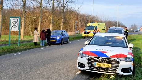 Aanrijding Zanddijk bij Kruiningen