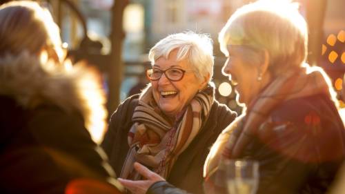 Vitaal ouder worden is belangrijk voor het sociale netwerk van senioren.